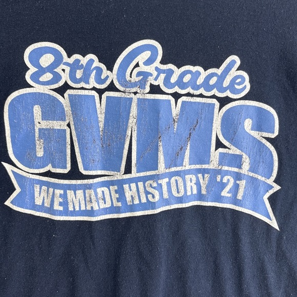 Gildan Dryblend T Shirt Medium Men's Blues Shirt Sleeve - Picture 7 of 7